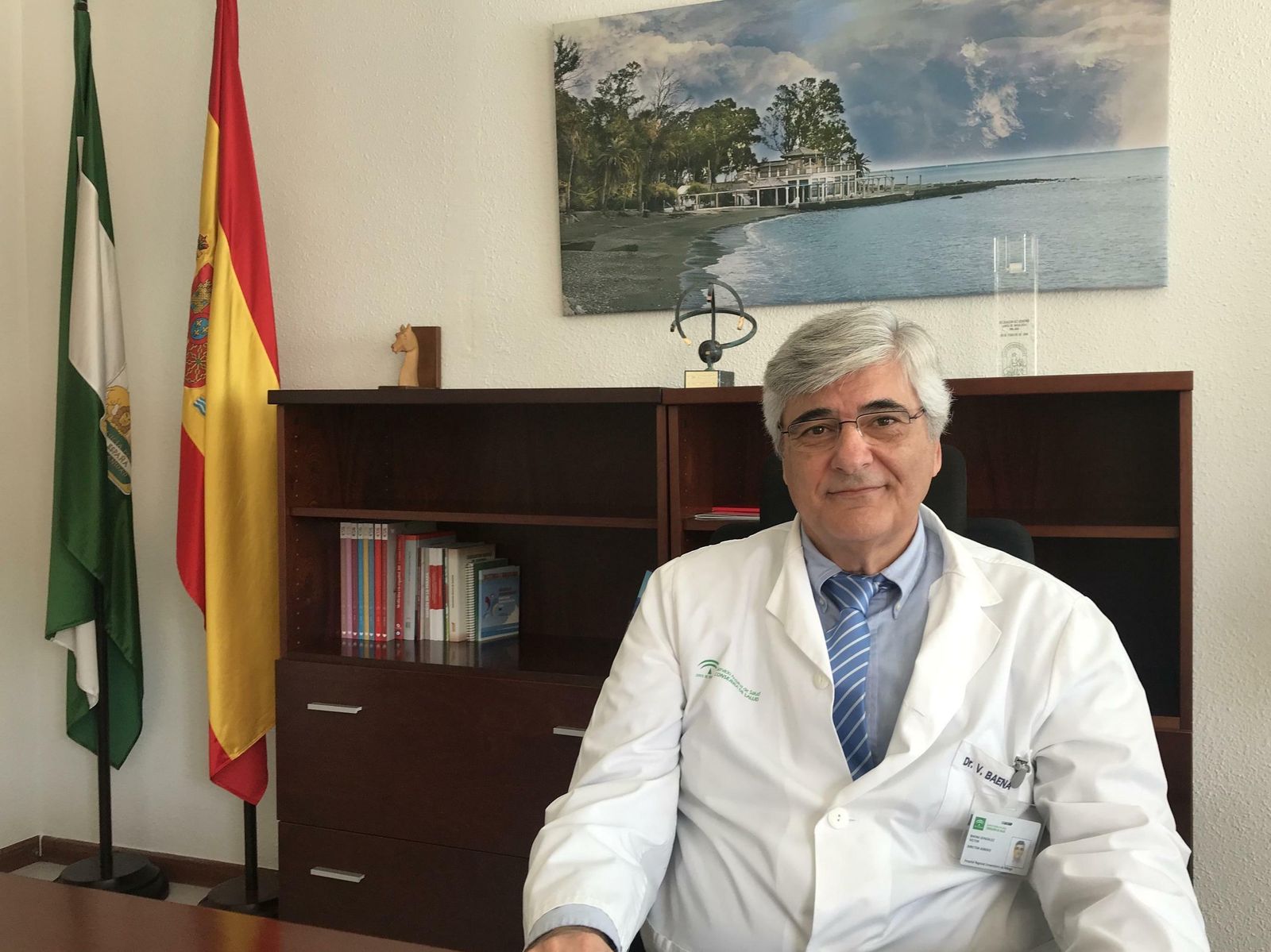 Víctor Baena, nuevo gerente del Hospital Regional de Málaga.
