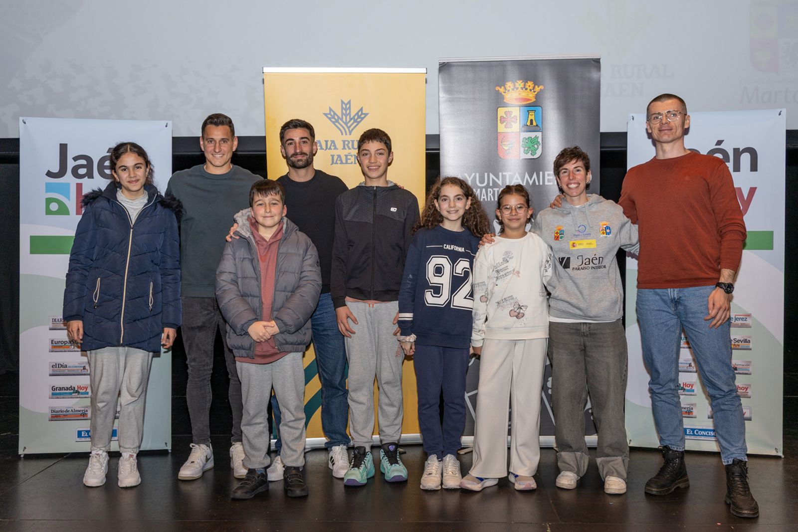 En imágenes: 'La tertulia deportiva de Jaén Hoy', espacio de diálogo entre deportistas y escolares en Martos