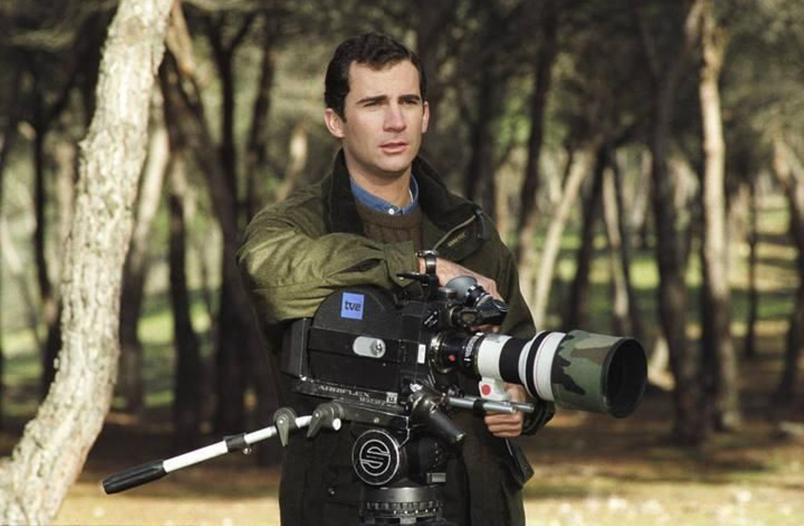 Don Felipe, entonces Príncipe de Asturias, en 1996 en 'La España salvaje'