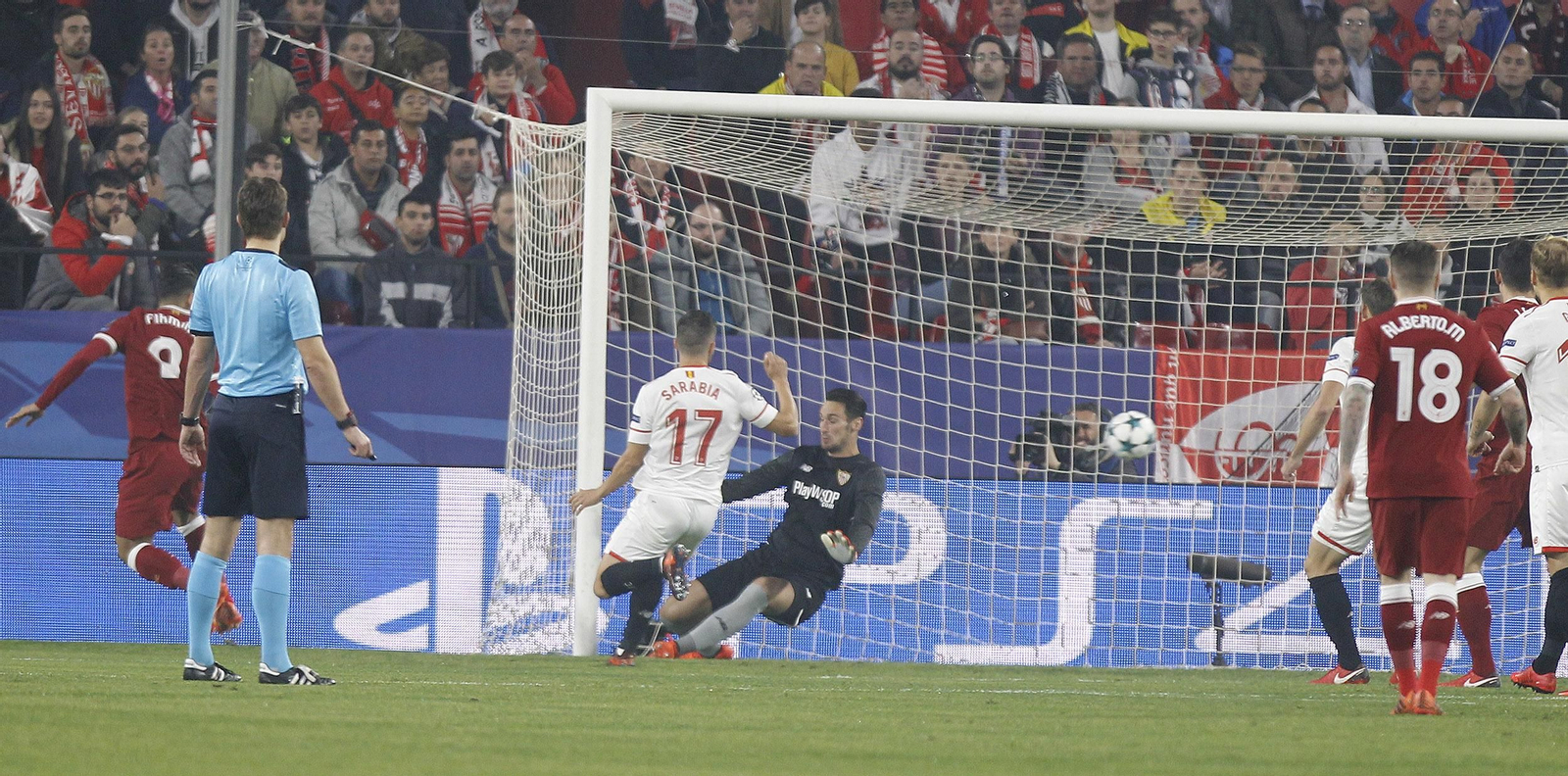 las imágenes del Sevilla-Liverpool