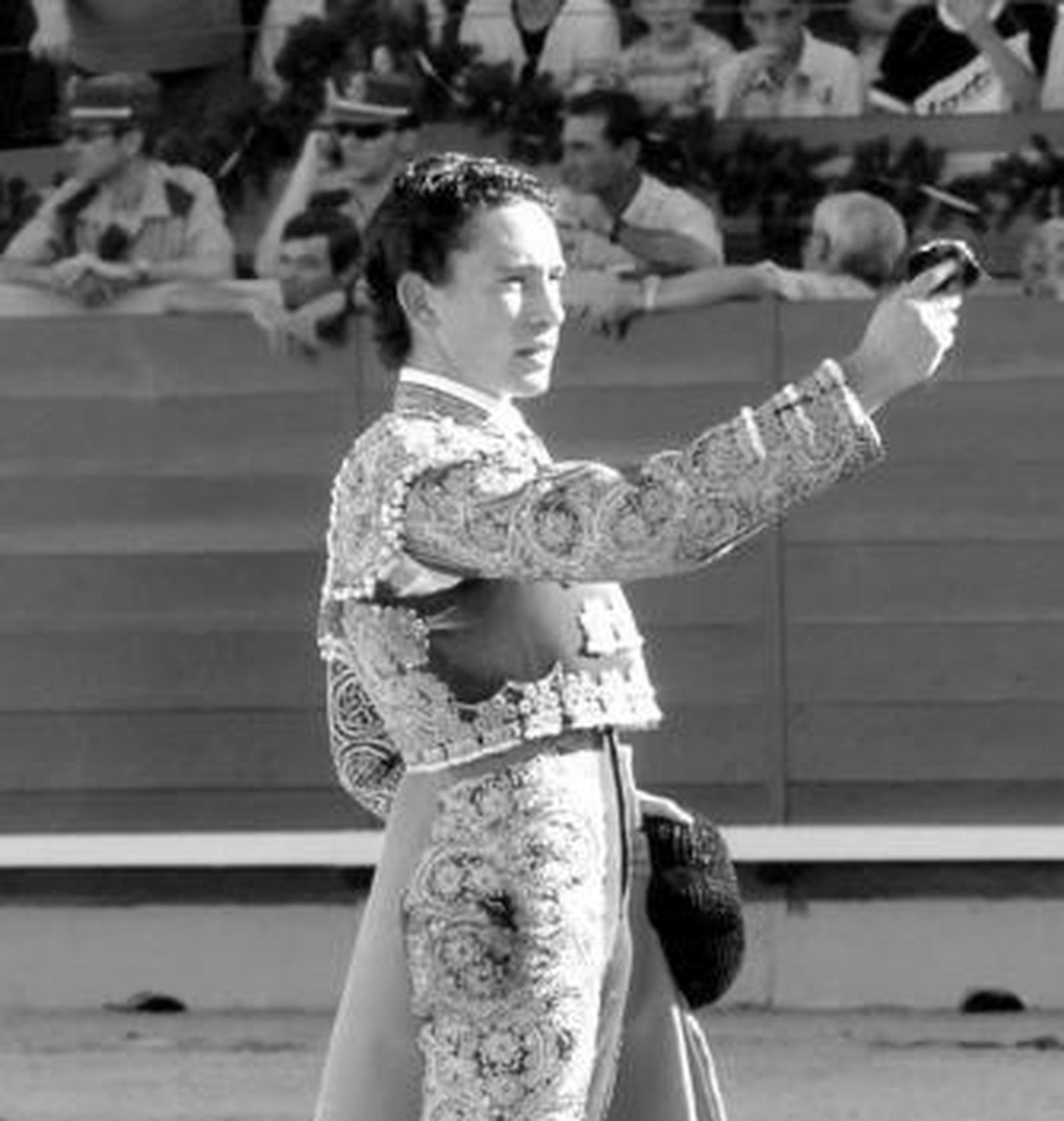 Fran Gómez en Montoro, en el encuentro andaluz de escuelas, donde cortó tres orejas y quedó segundo.