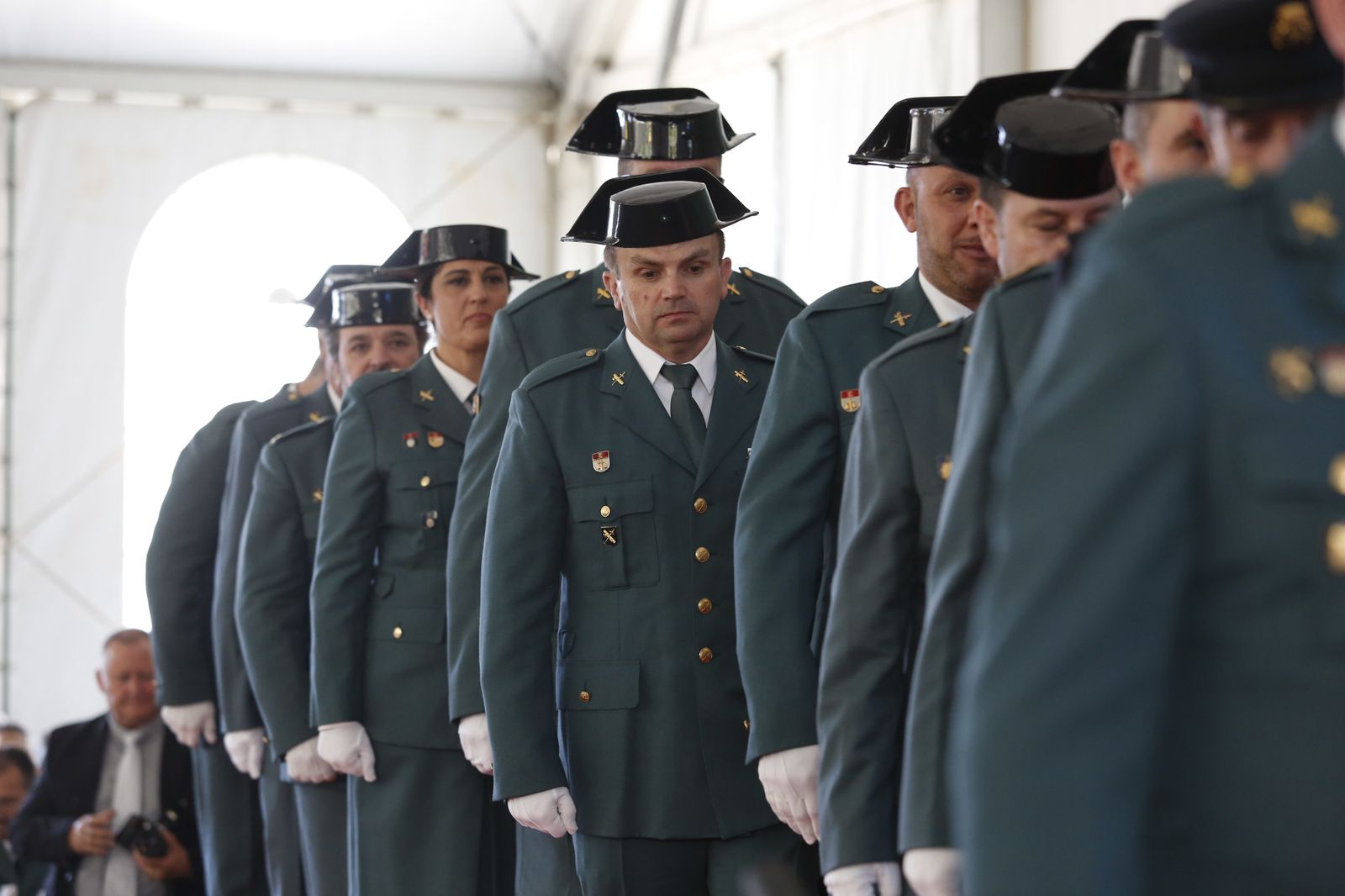 Imágenes del acto de celebración de la patrona de la Guardia Civil