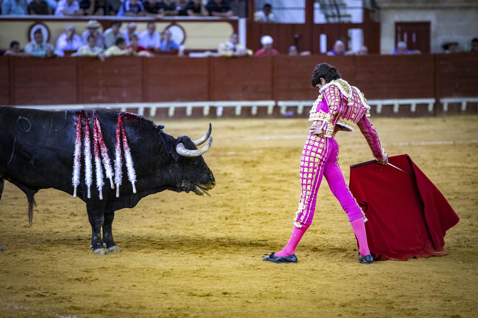 Diego Urdiales, Sebastián Castella y Daniel Luque, en la plaza de toros de El Puerto
