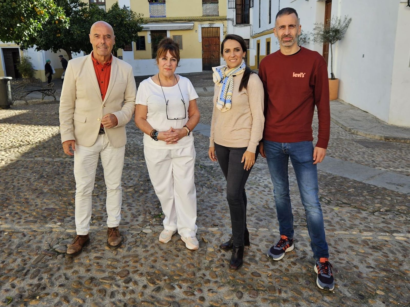 Antonio Hurtado, Lourdes Martínez, Carmen González y Ángel Ortiz.