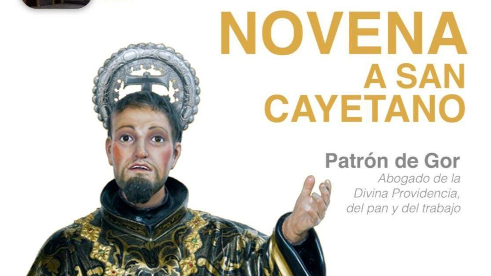 Cartel Oficial San Cayetano de Gor 2025