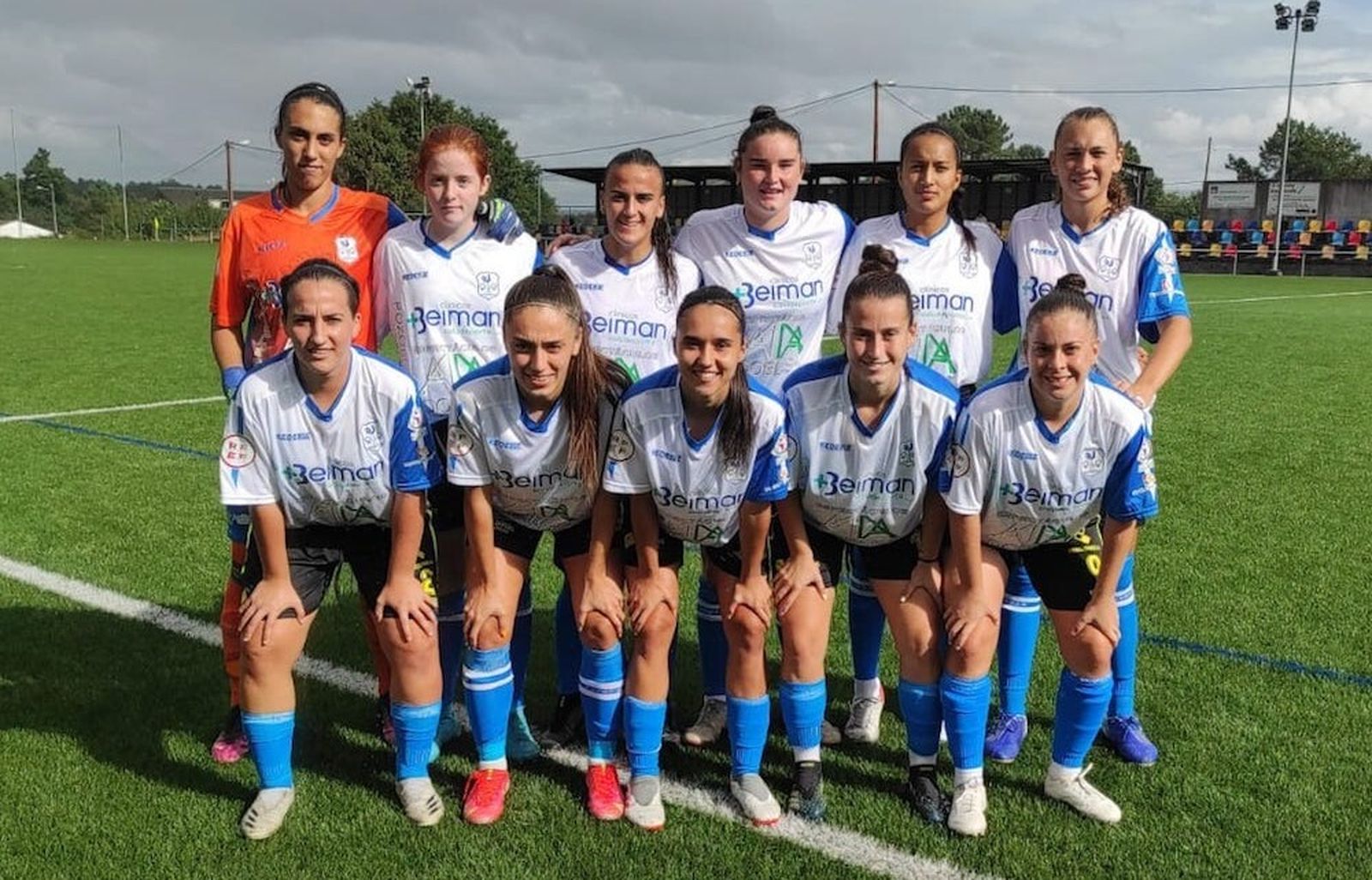 El once inicial del Pozoalbense en su visita al Friol.