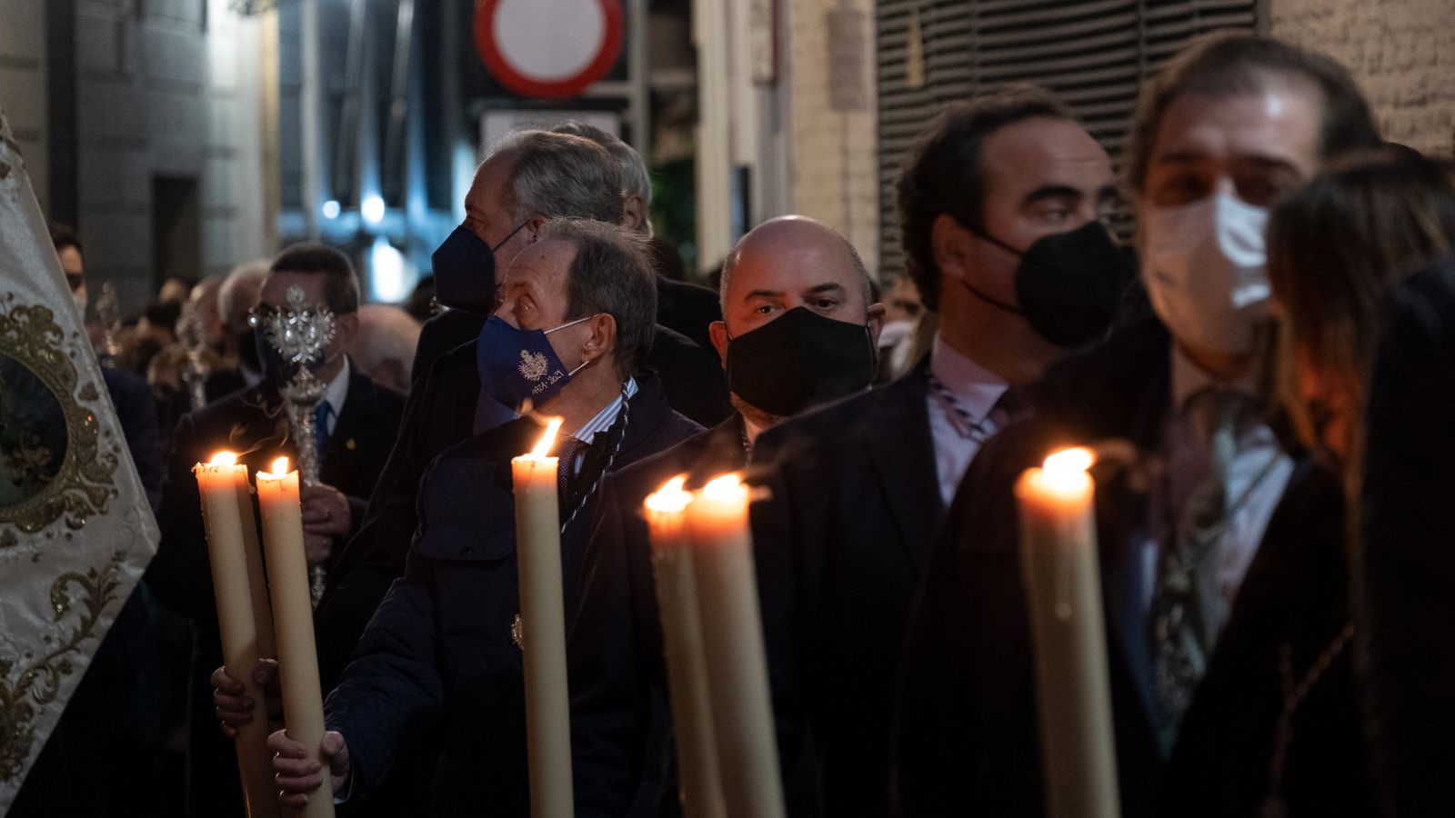 La Candelaria por la Plaza del Triunfo, en imágenes