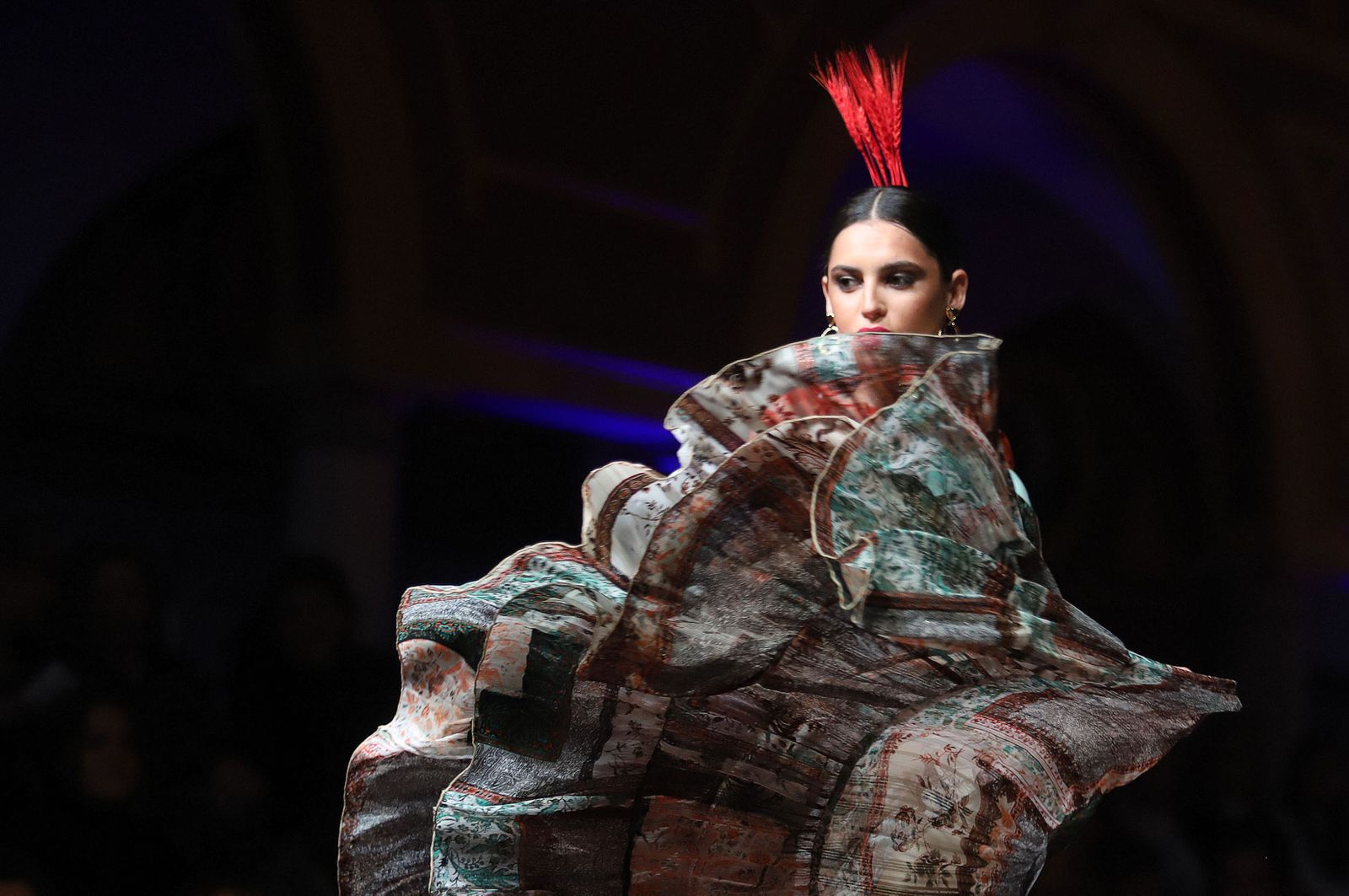 Huelva Flamenca 2023. Imágenes de la pasarela de moda flamenca de la modista Adelina Infante