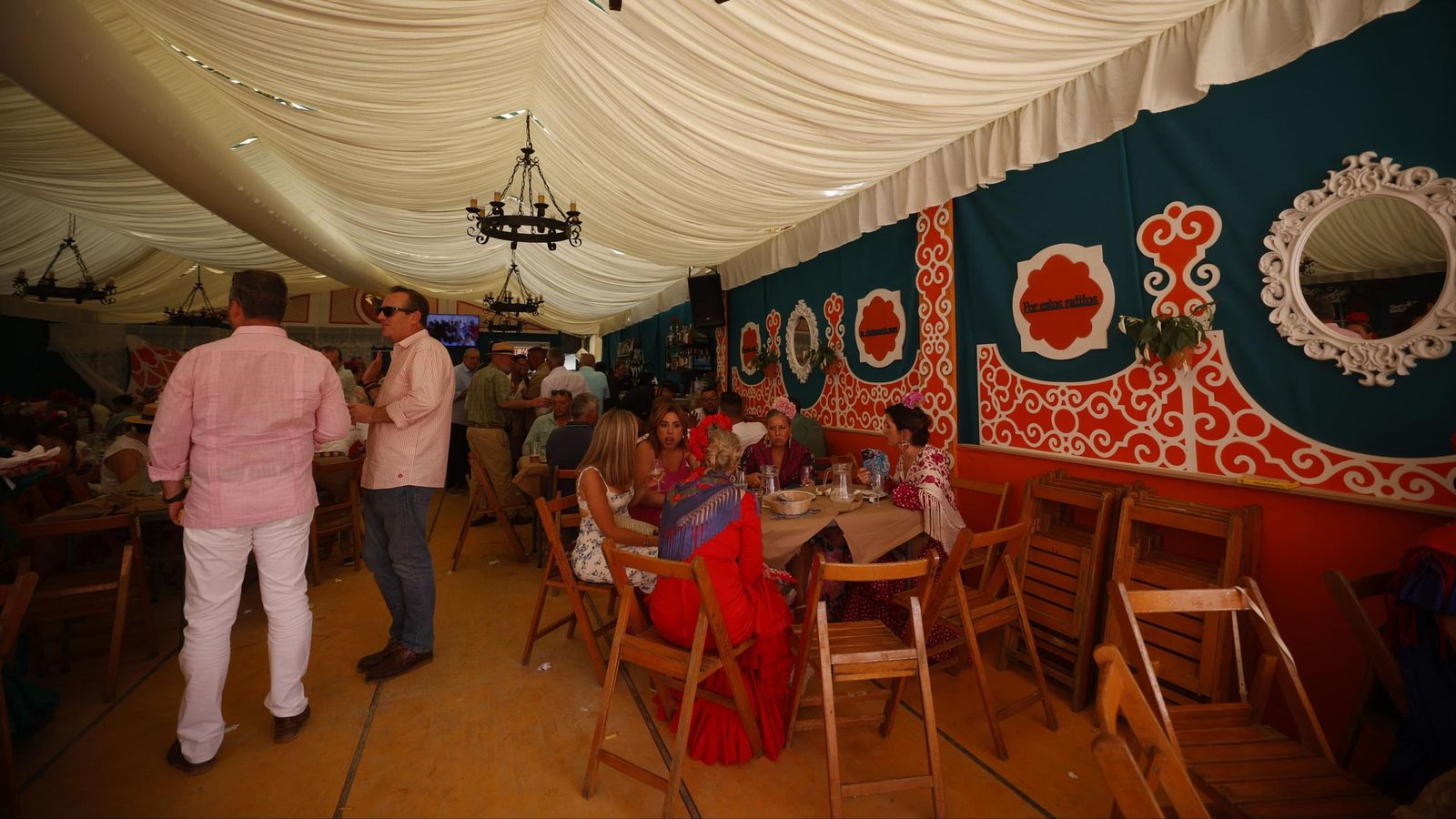 Interior de la caseta 'Por estos ratitos, que ha obtenido el segundo premio.