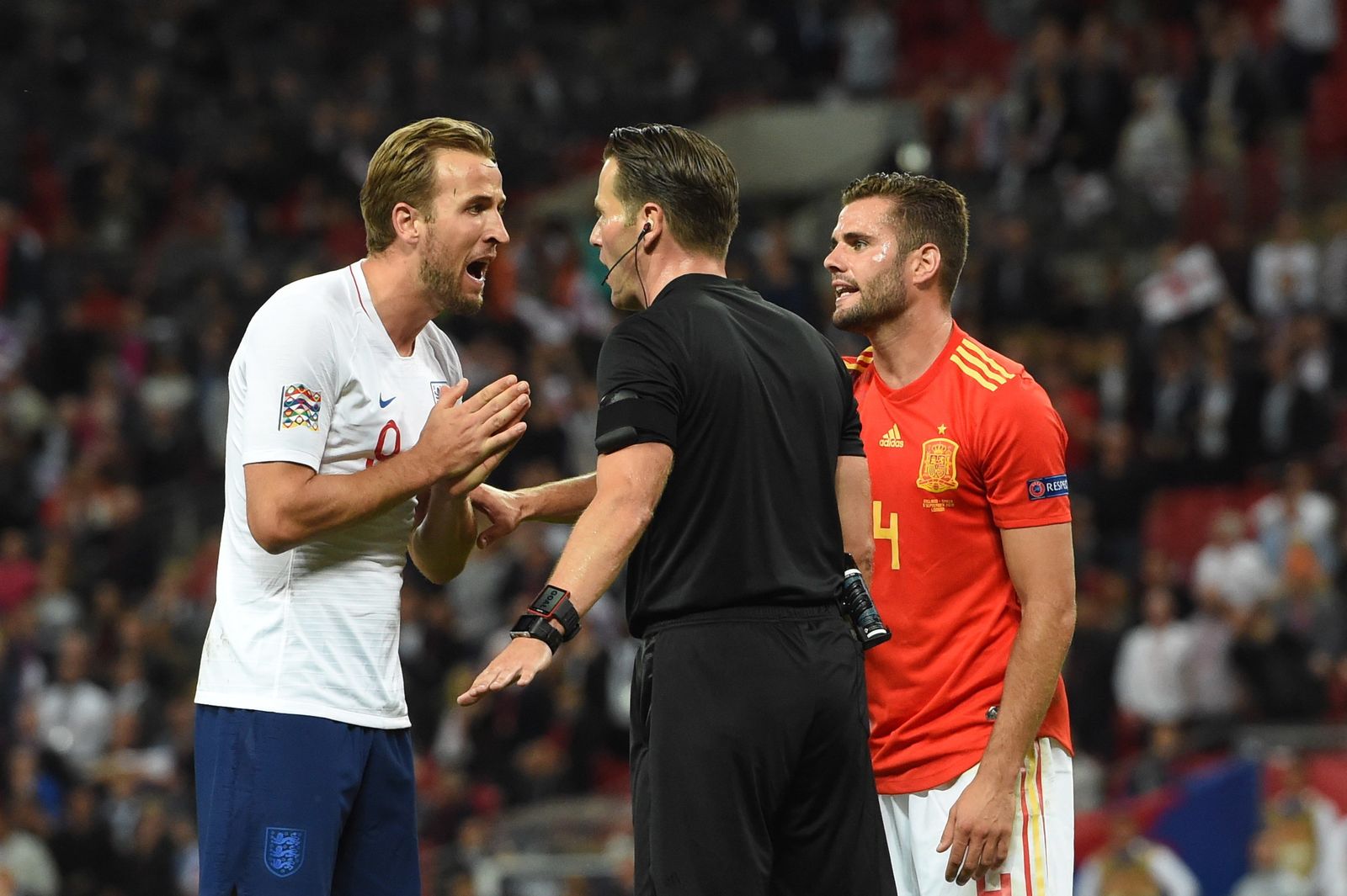 Las imágenes del Inglaterra-España