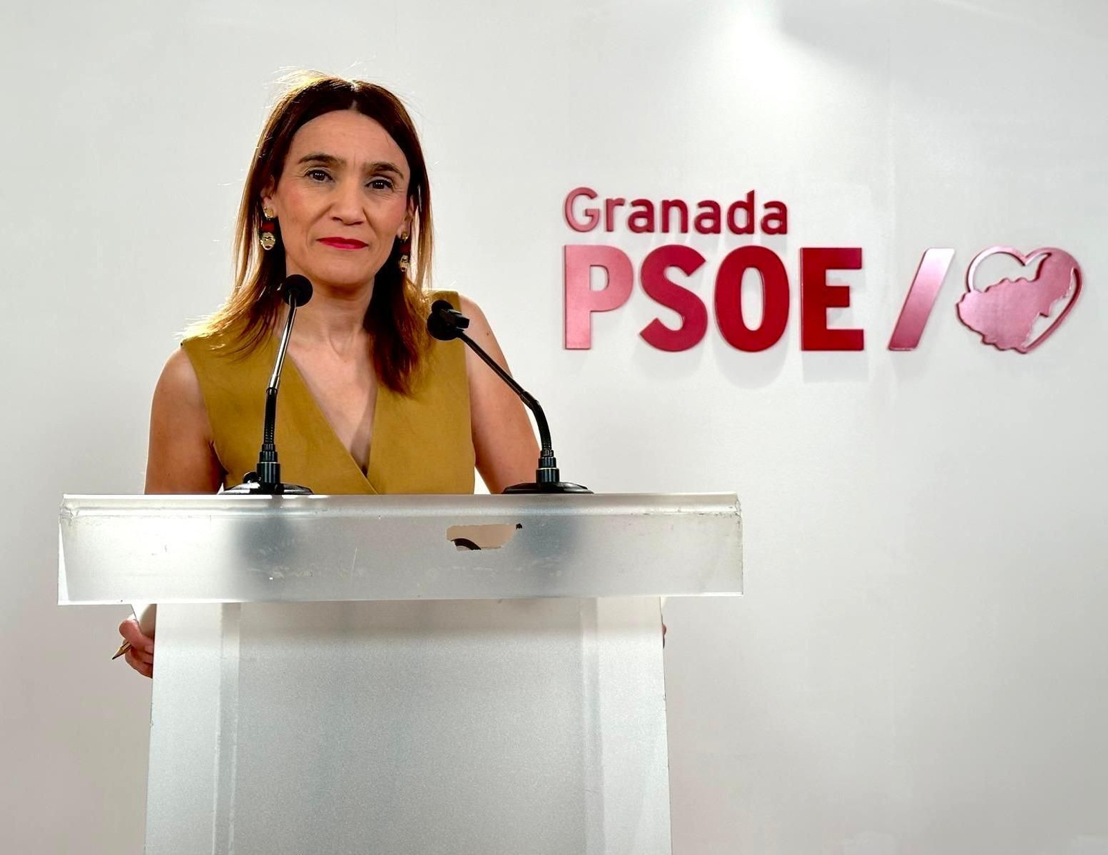 La parlamentaria andaluza del PSOE de Granada, Olga Manzano