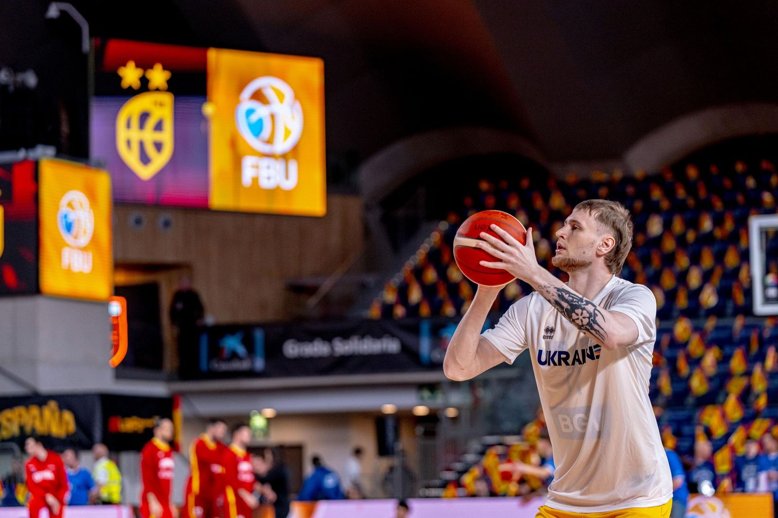 Las mejores fotos del España-Ucrania de baloncesto