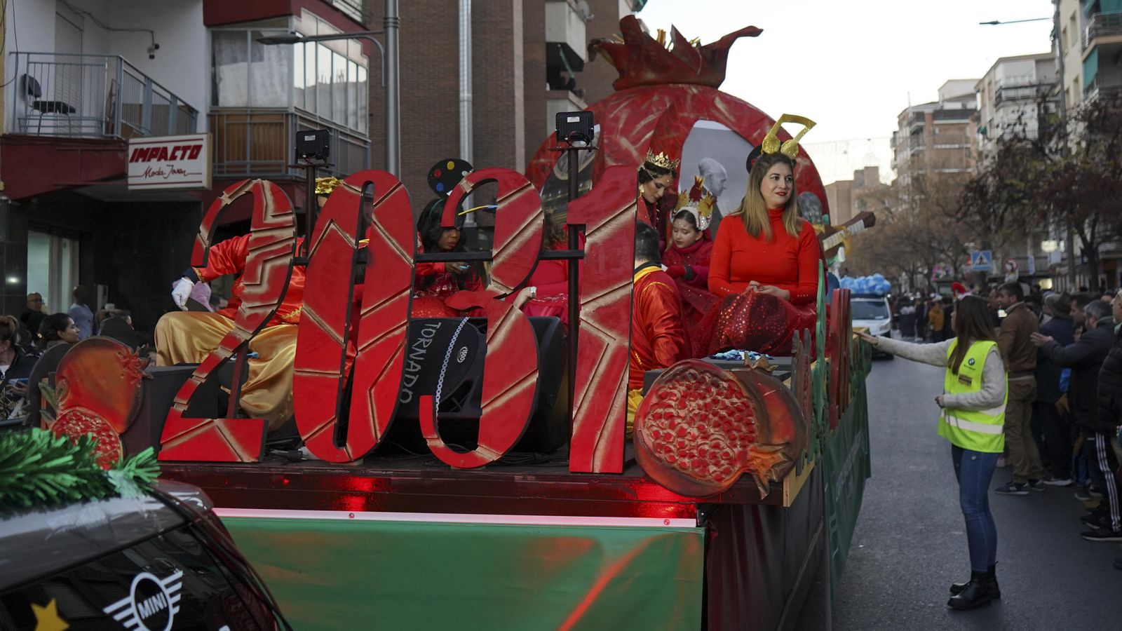 La carroza de la capitalidad cultural.