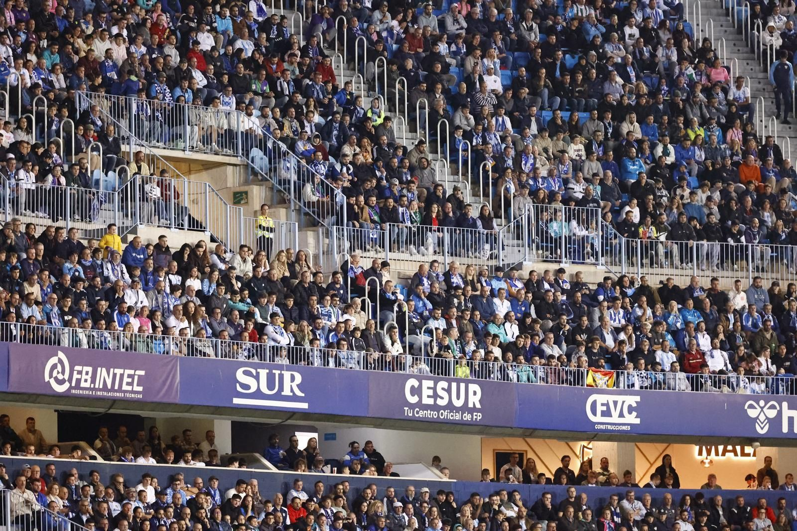 Búscate en las gradas de La Rosaleda en el Málaga CF-Córdoba