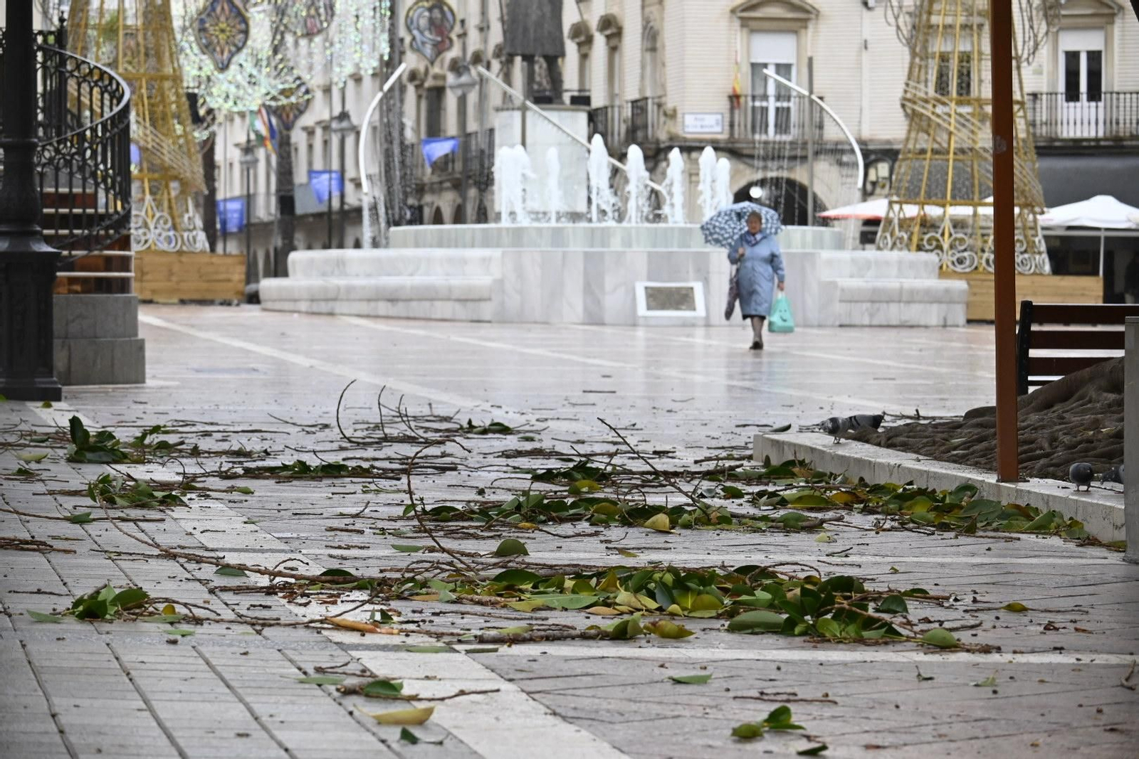 Imágenes del temporal a su paso por Huelva