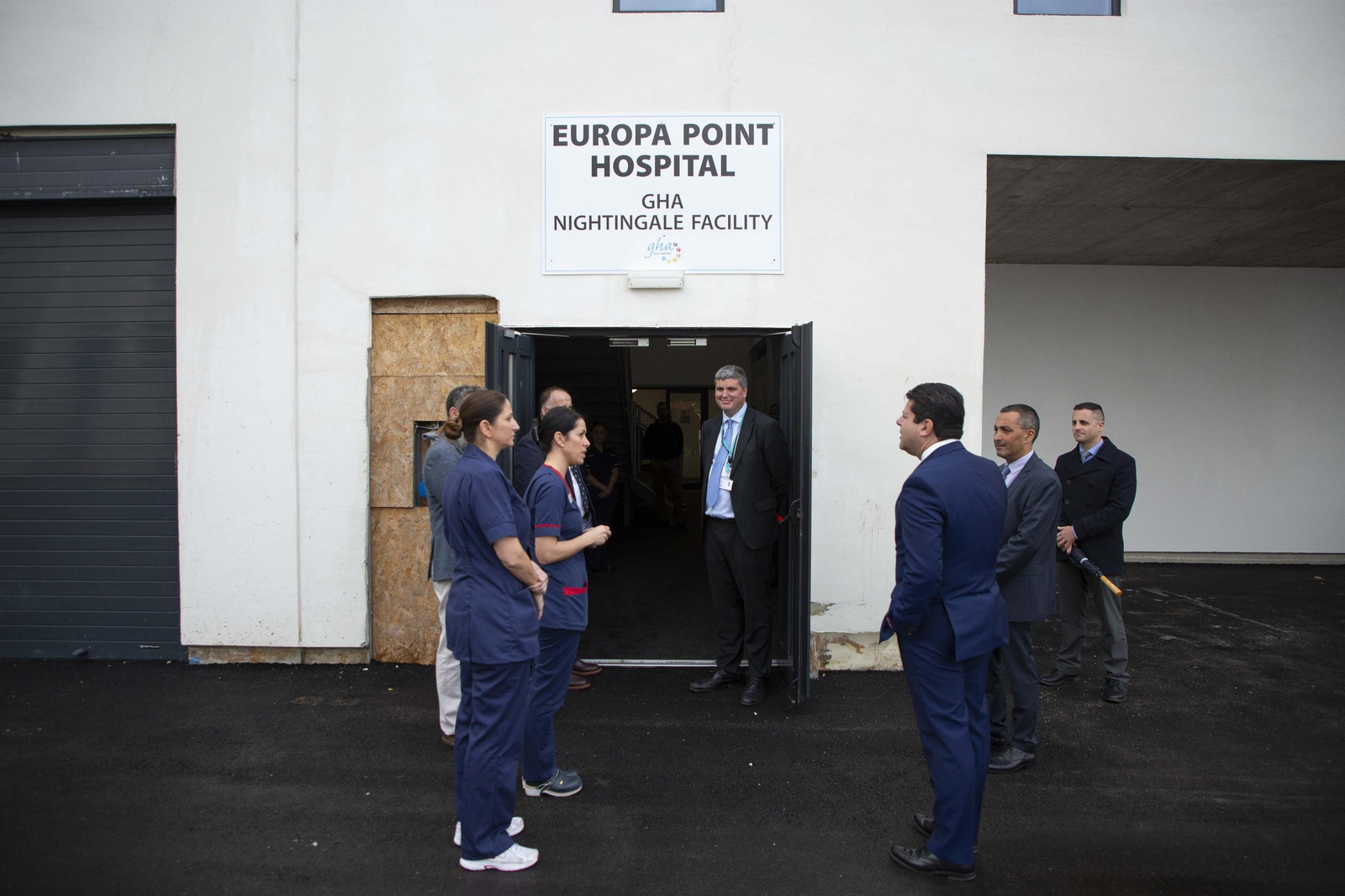 Hospital de campaña en Gibraltar