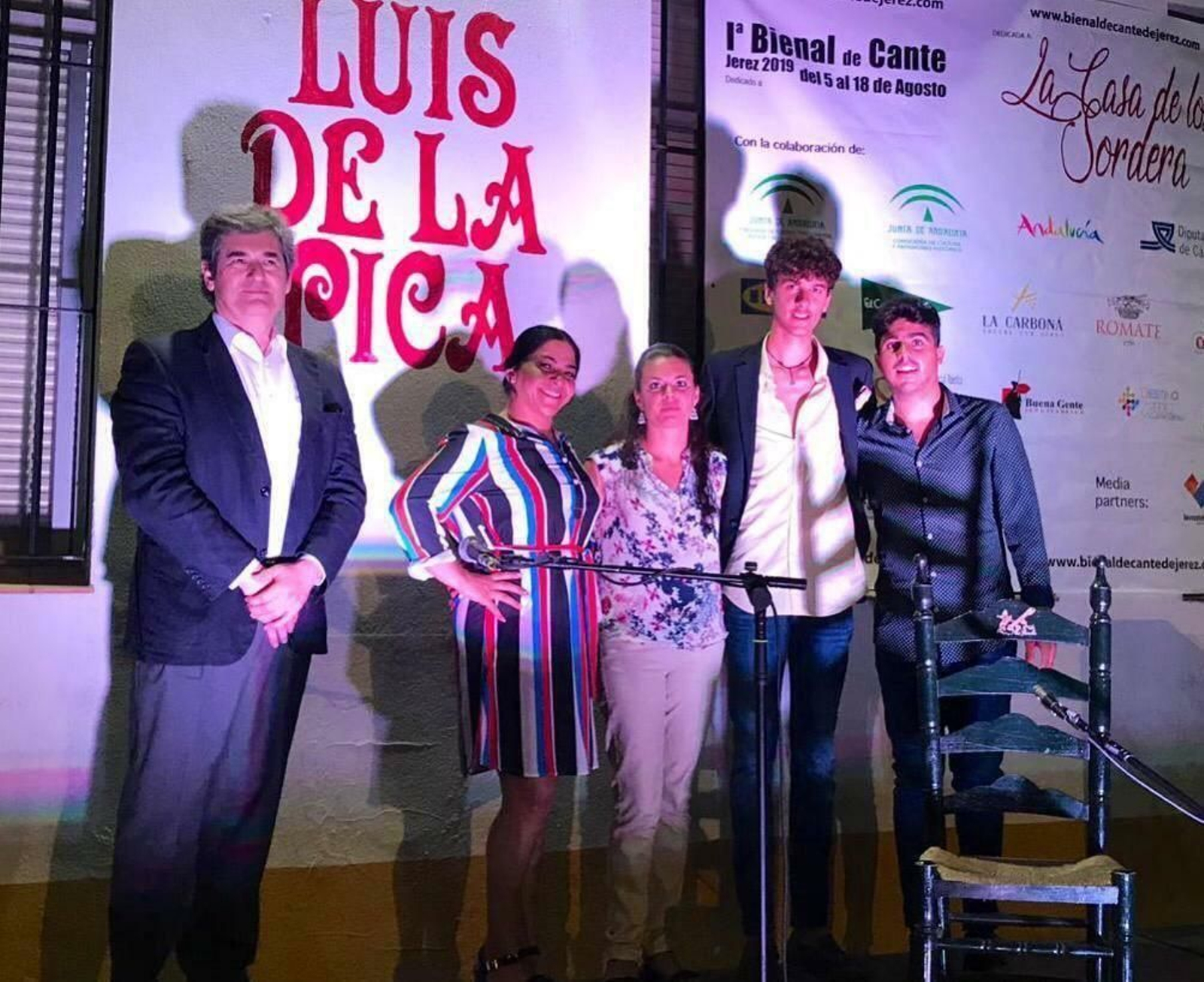 Imagen de la primera semifinal del concurso de cante