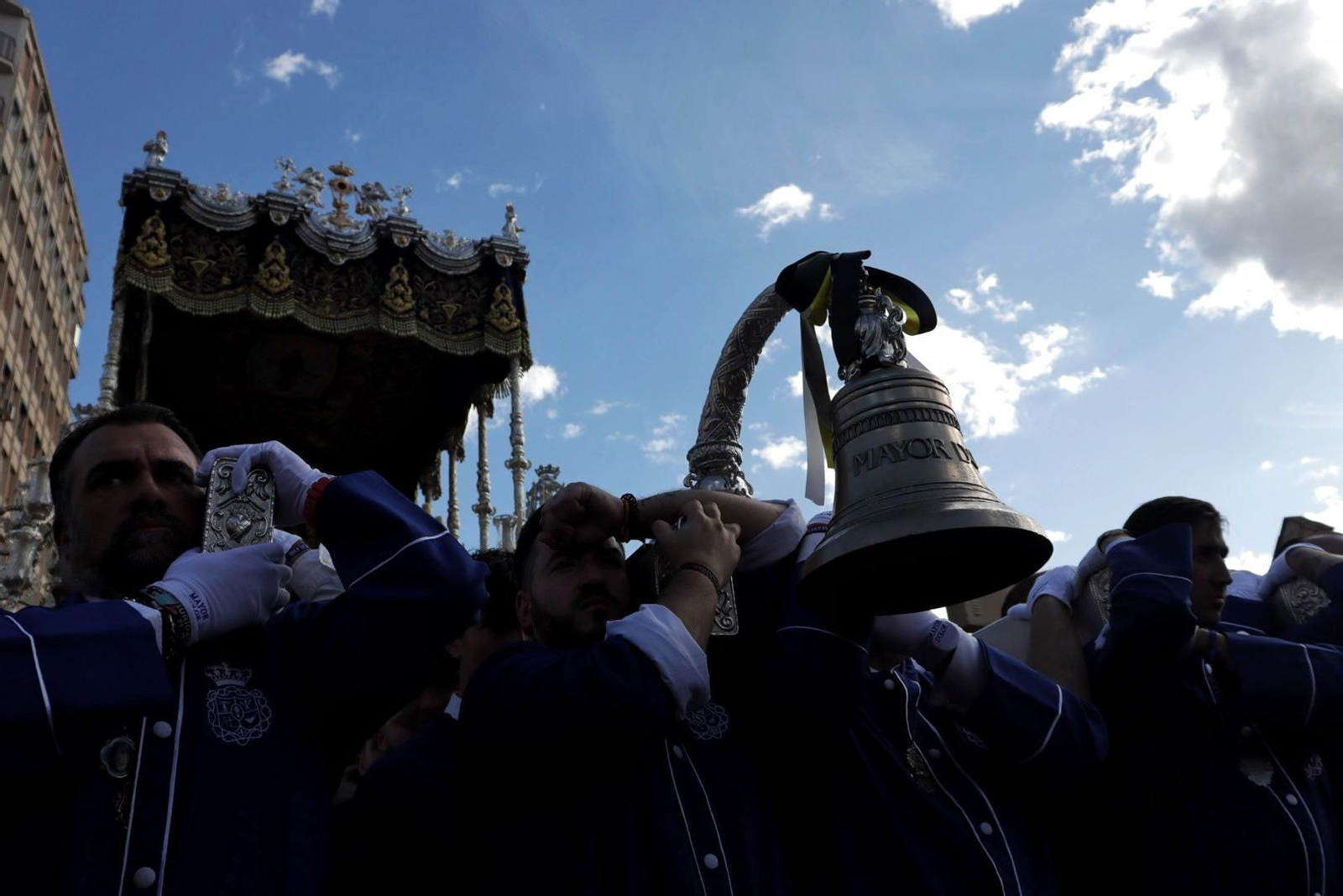 Las imágenes de Fusionadas en el Miércoles Santo en Málaga