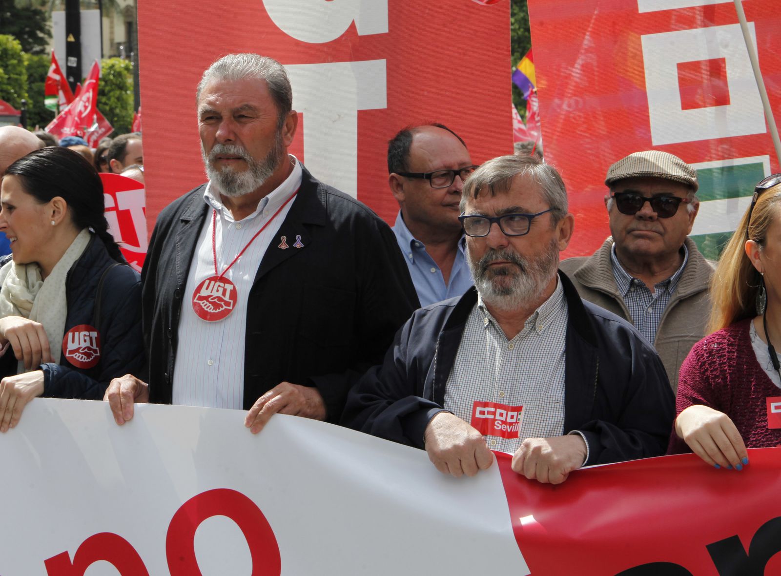La manifestación del 1 de mayo en Sevilla