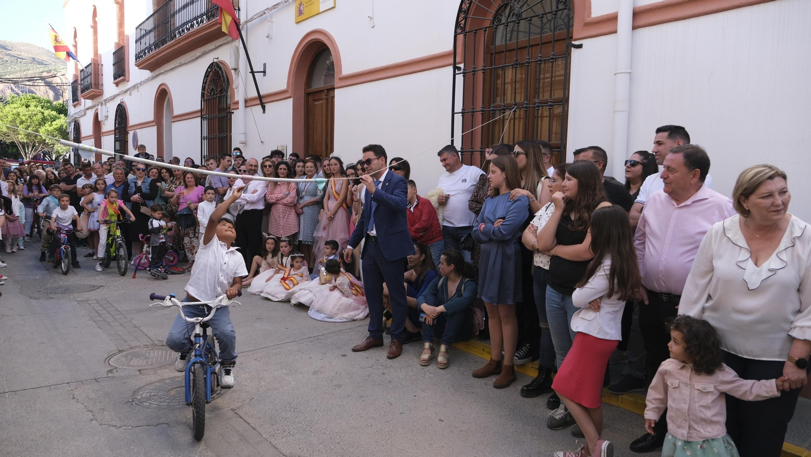 Imágenes de las carreras de cintas en las Fiestas de Canjáyar