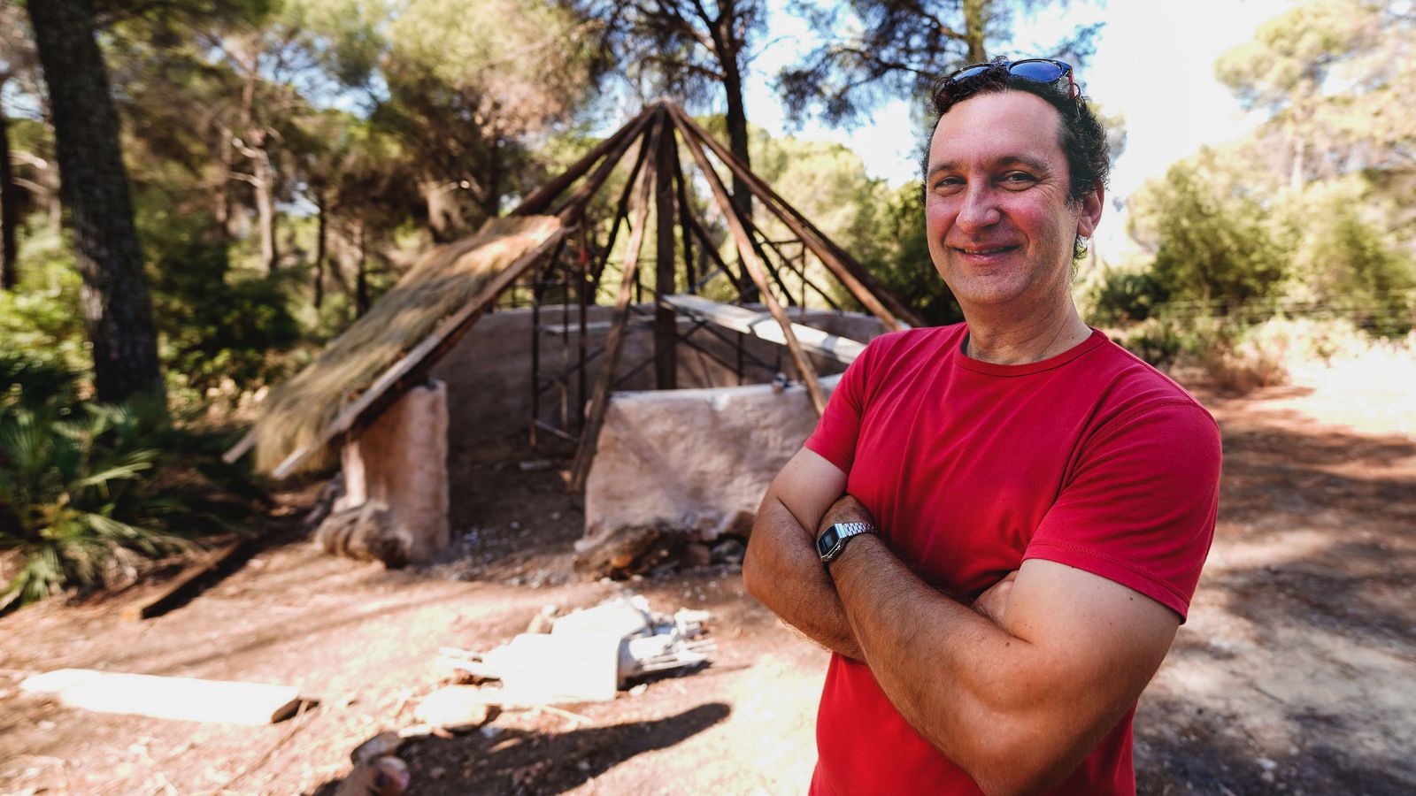 Alejandro Galán, director y arqueólogo del poblado.