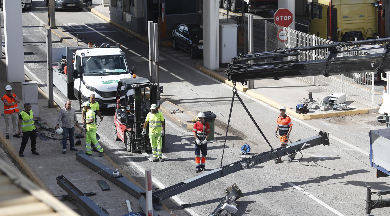 Fotos del Accidente en el Acceso Norte al Puerto de Algeciras