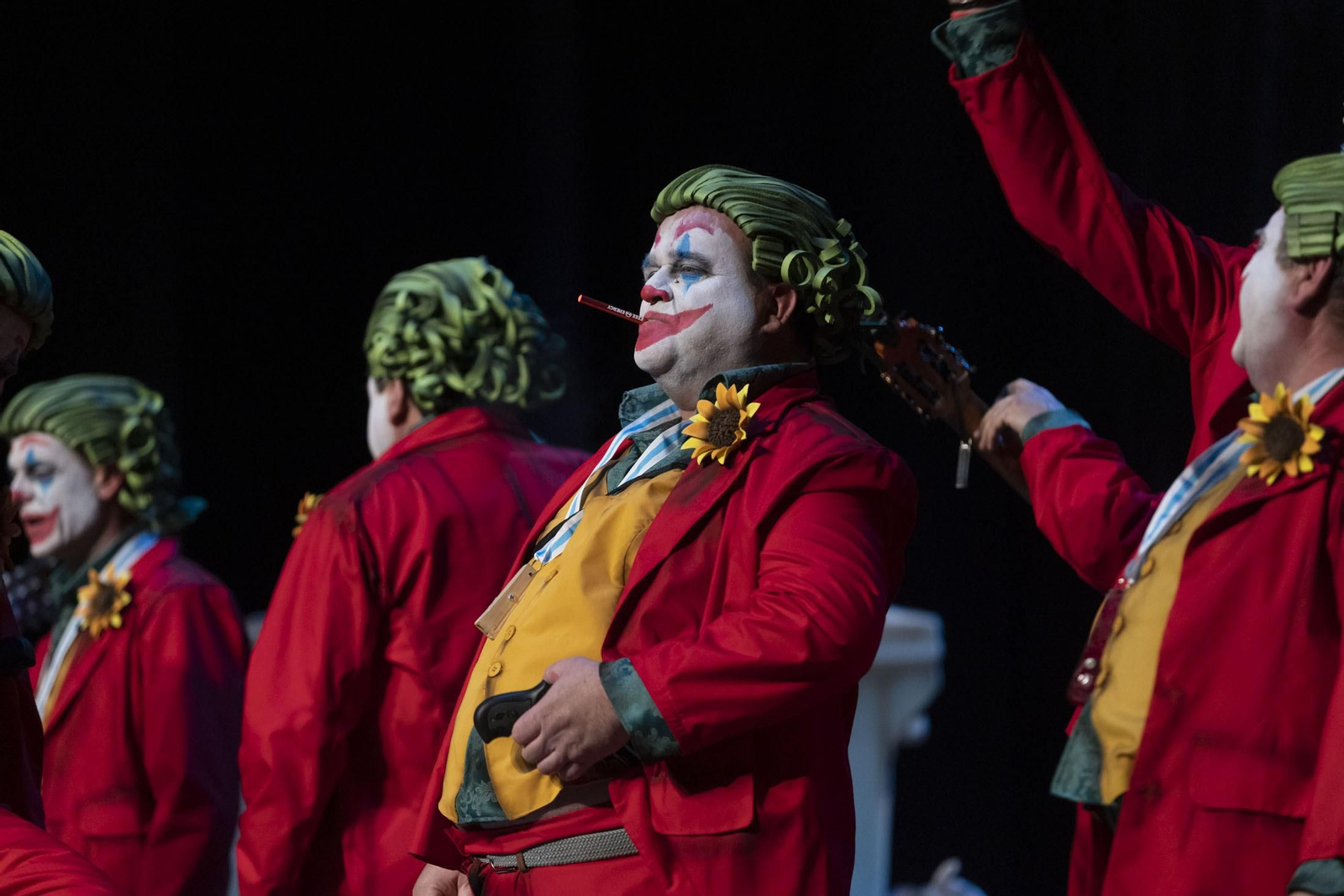 Imágenes de la actuación de la murga de Huelva '¡¡¡Yokejé!!!' en el Carnaval Colombino