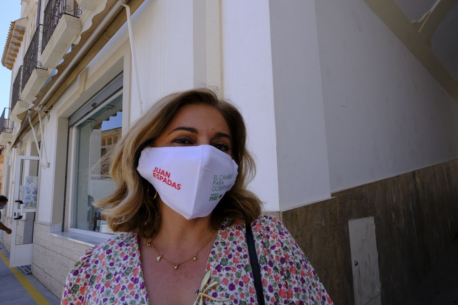 Juan Espadas, candidato a las primarias del PSOE, en Alhama y Bentarique. Almería