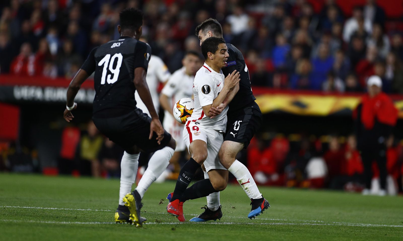 Las imágenes del Sevilla FC - Slavia de Praga