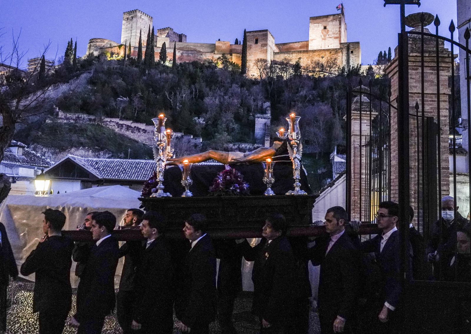 Así fue el vía crucis del Santo Sepulcro