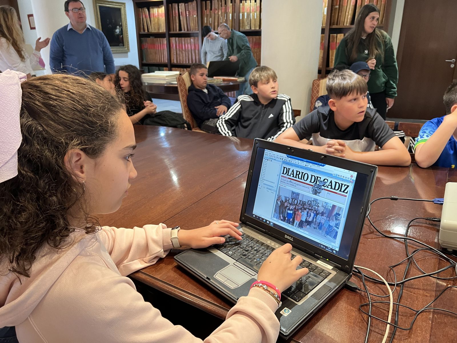 El CEIP Padre José Casal Carrillo de San Fernando visita Diario de Cádiz