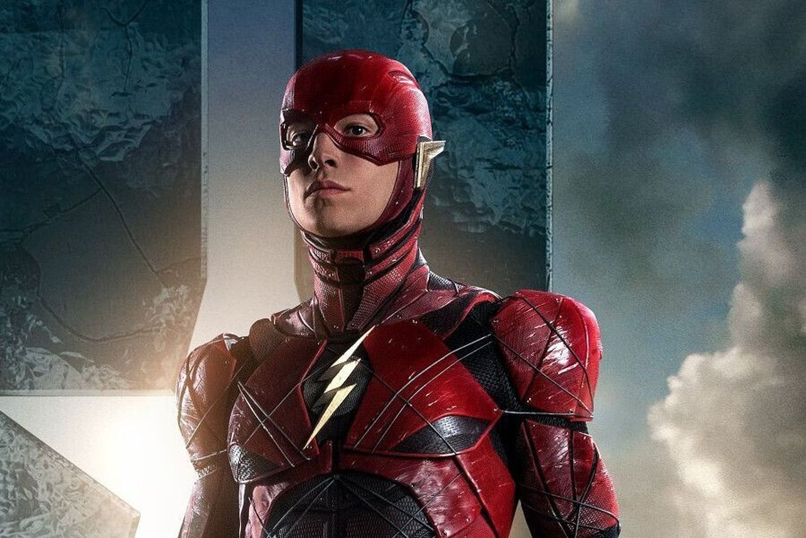 Ezra Miller en el papel de The Flash