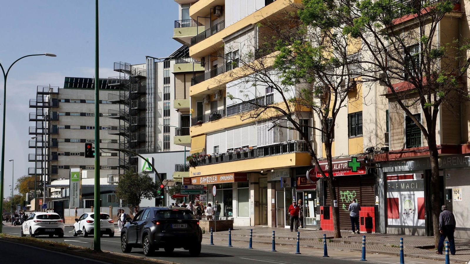 El Hospital Macarena será una de las zonas afectadas por la obra del Metro en Doctor Fedriani y San Juan de Ribera