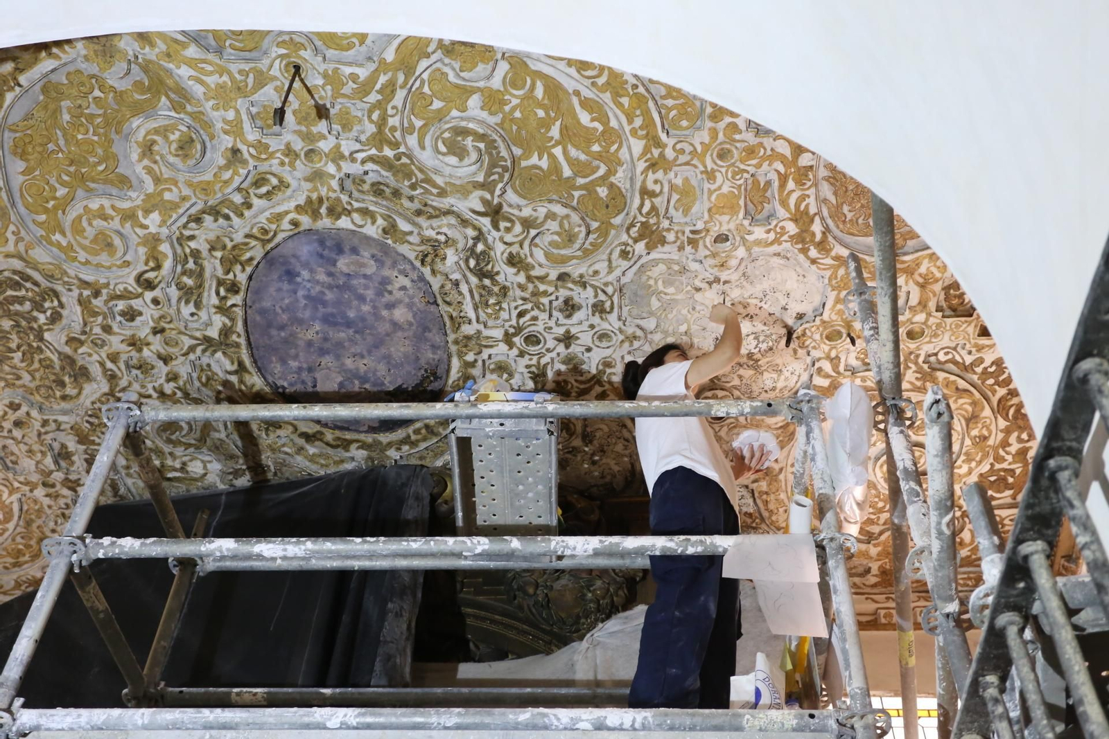 Visita guiada a las obras de la Iglesia de Santa Catalina