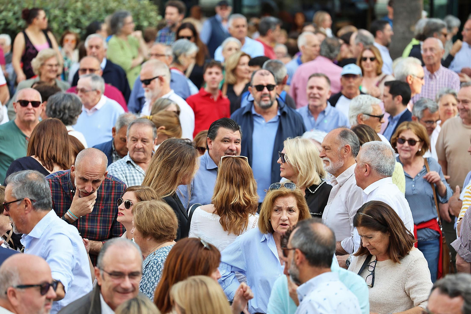 Imágenes de la concentración por las infraestructuras para Huelva