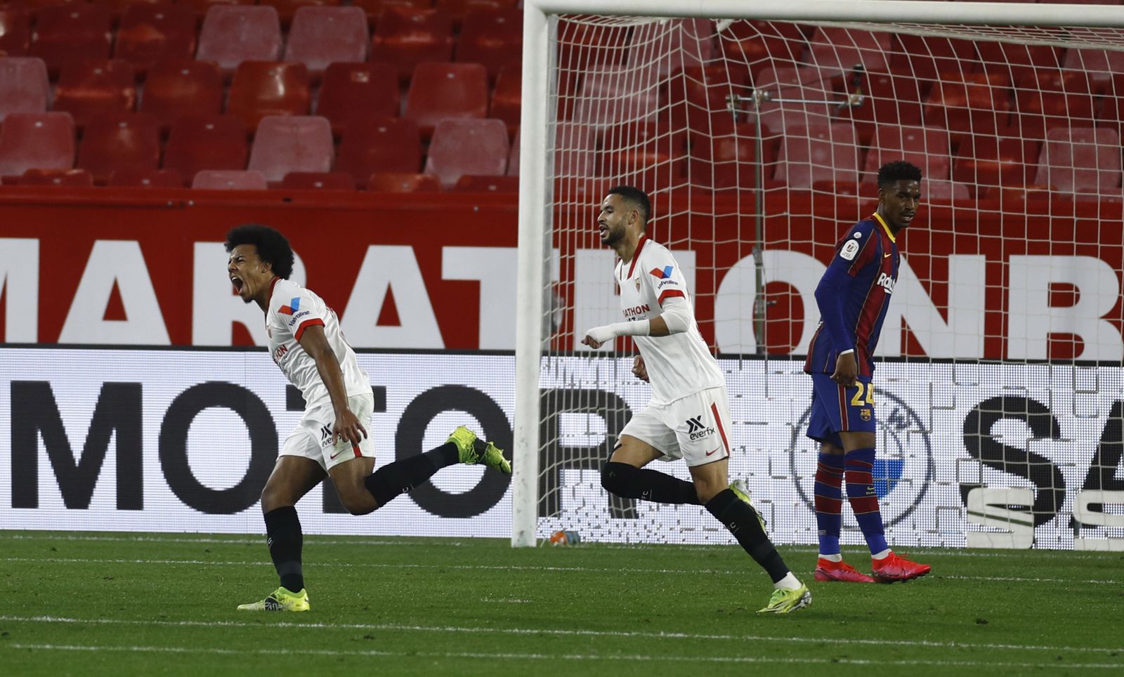 El Sevilla-Barcelona de Copa del Rey, en imágenes