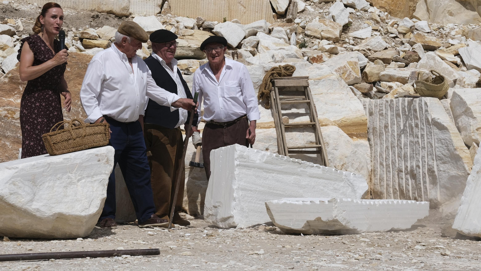 Imágenes de la recreación histórica Canteros y Caciques, en Macael