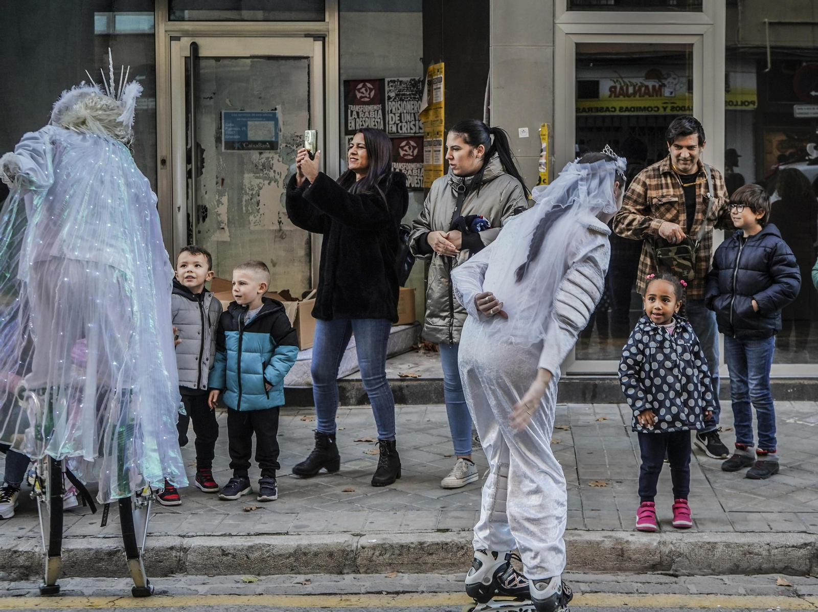 Así ha sido la cabalgata de Papá Noel en Granada