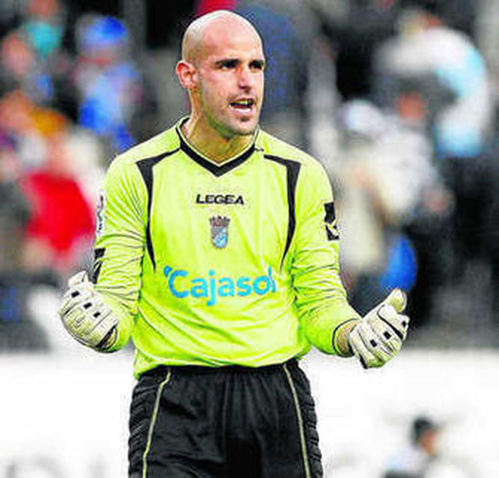 Chema, portero del Xerez.