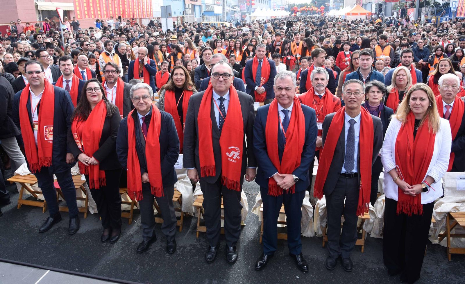 Las imágenes del acto de celebración del Año Nuevo chino en Sevilla