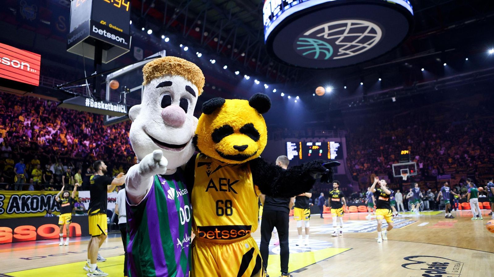 Las fotos del AEK Atenas-Unicaja de la Final Four de la Basketball Champions League