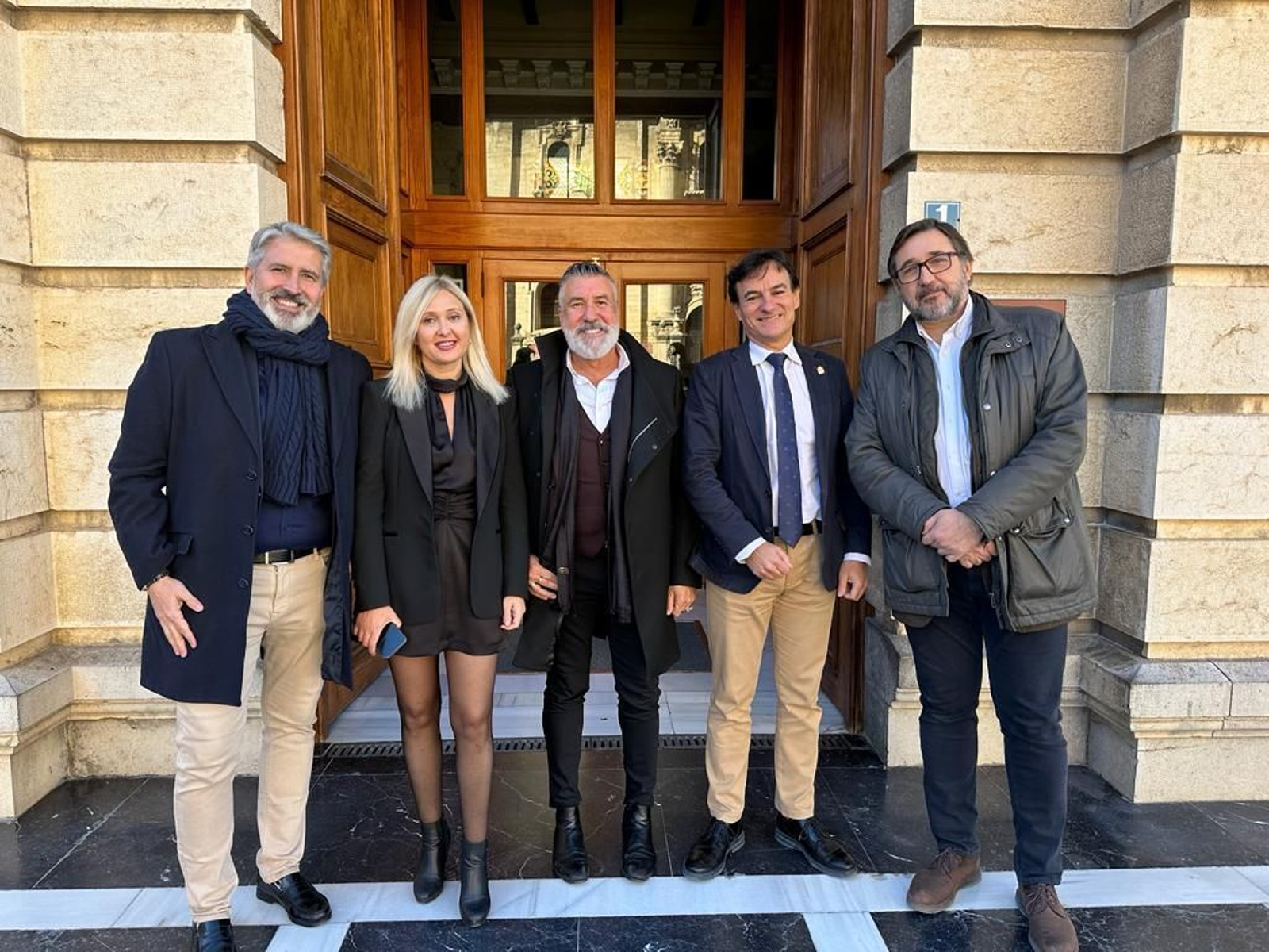 Recepción en el Ayuntamiento.