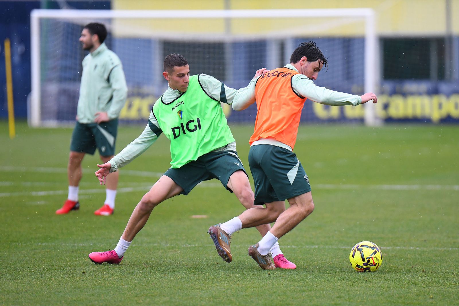 Una sesión del Cádiz de esta semana.