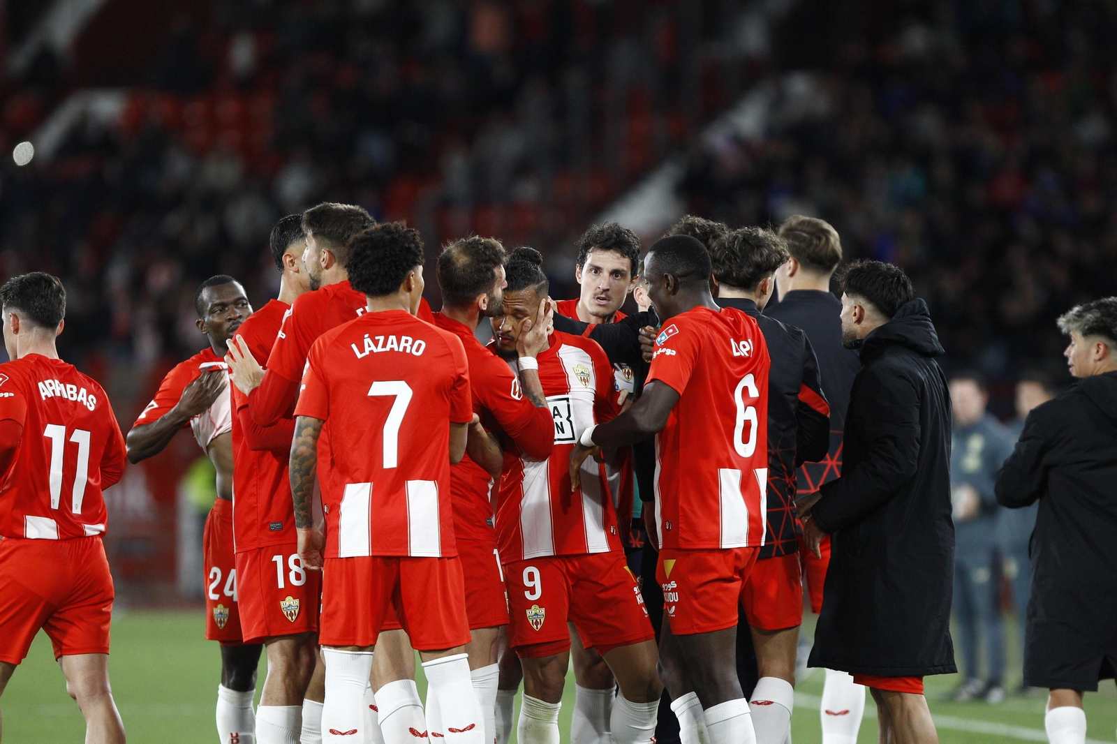 Las mejores imágenes del partido U.D. Almería-Levante U.D.