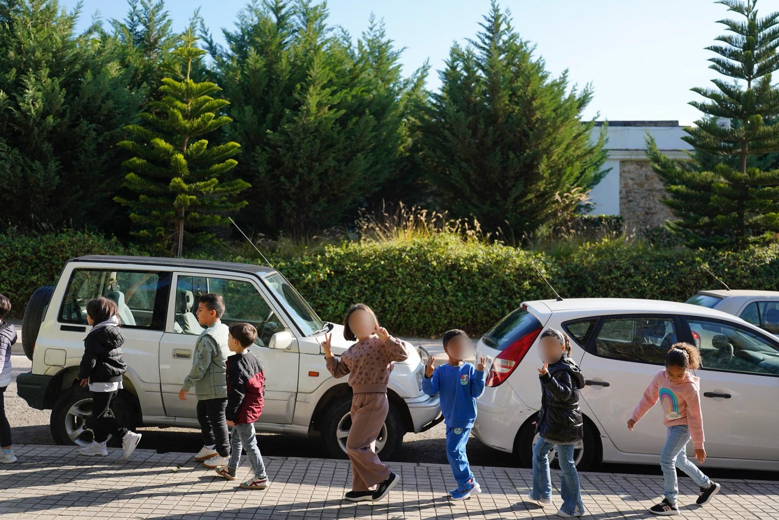 Las fotos del simulacro de maremoto en el colegio Virgen del Mar en Algeciras