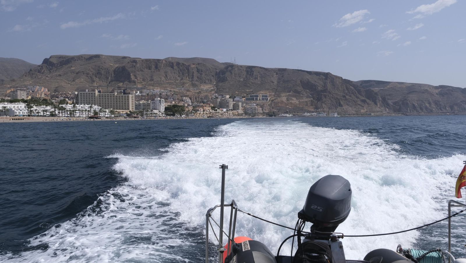 Patrullaje con el Servicio Marítimo de la Guardia Civil, en imágenes