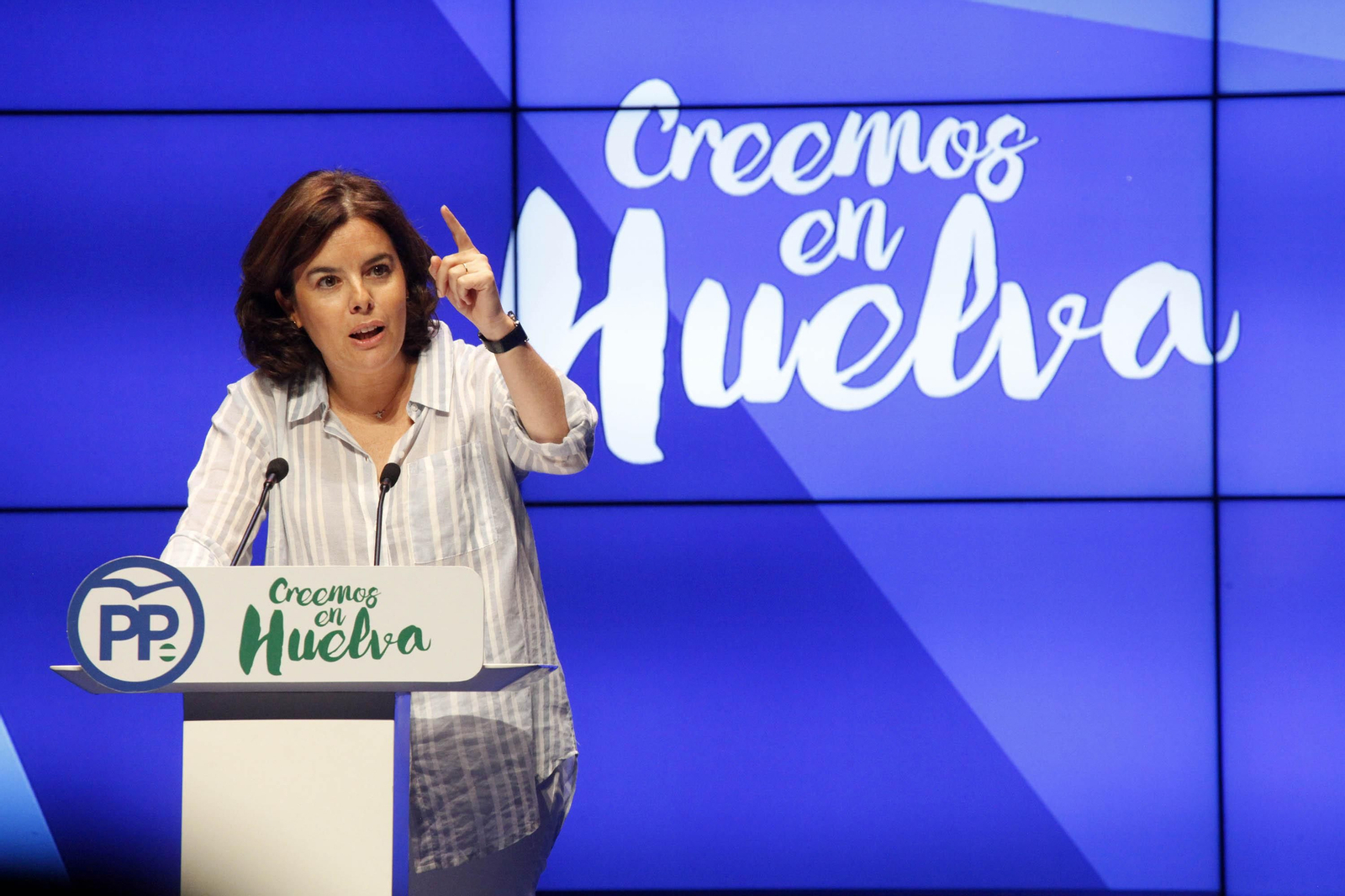 La vicepresidenta del Gobierno, Soraya Sáenz de Santamaría.