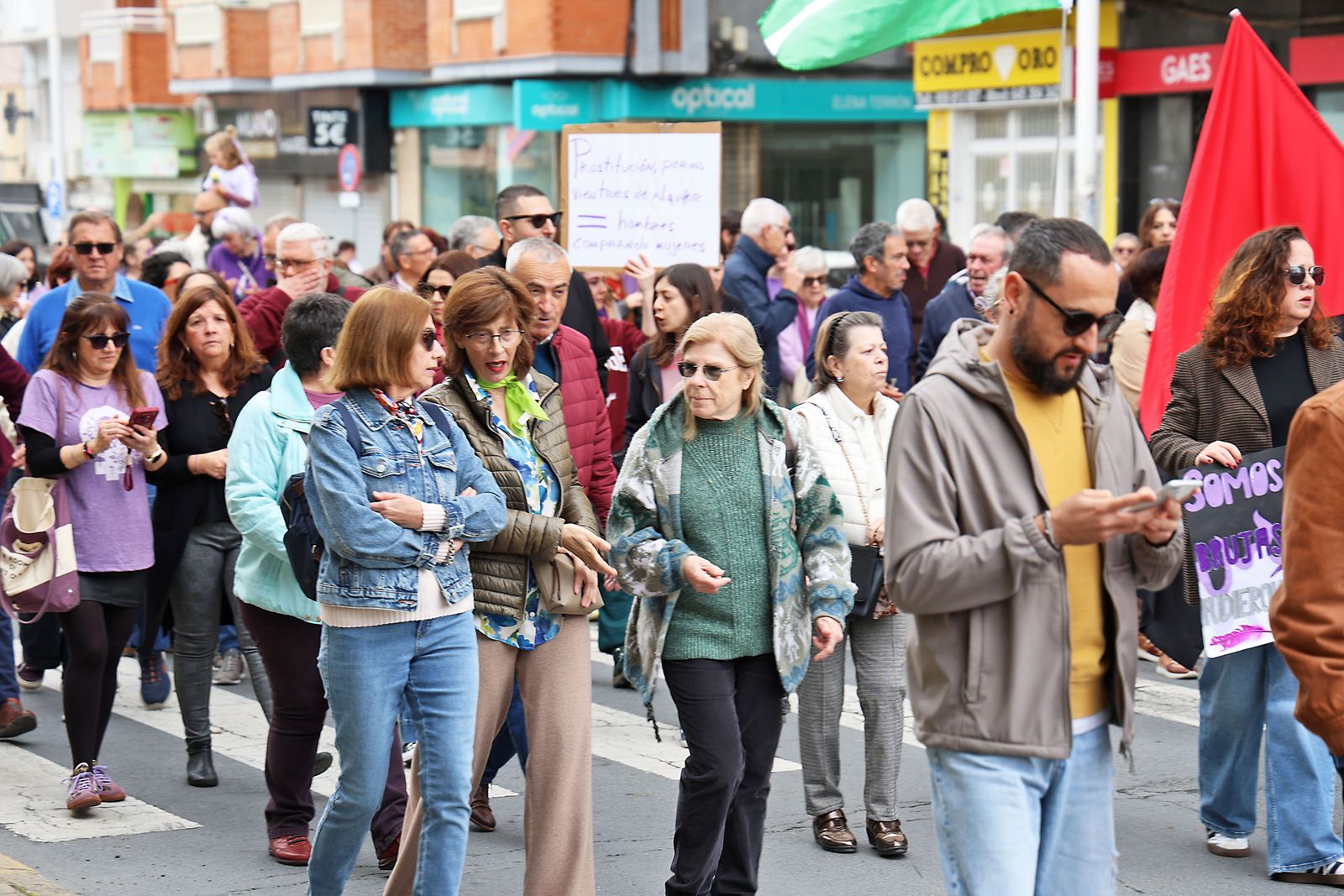 8M: Las fotografías de la manifestación del Día de la Mujer
