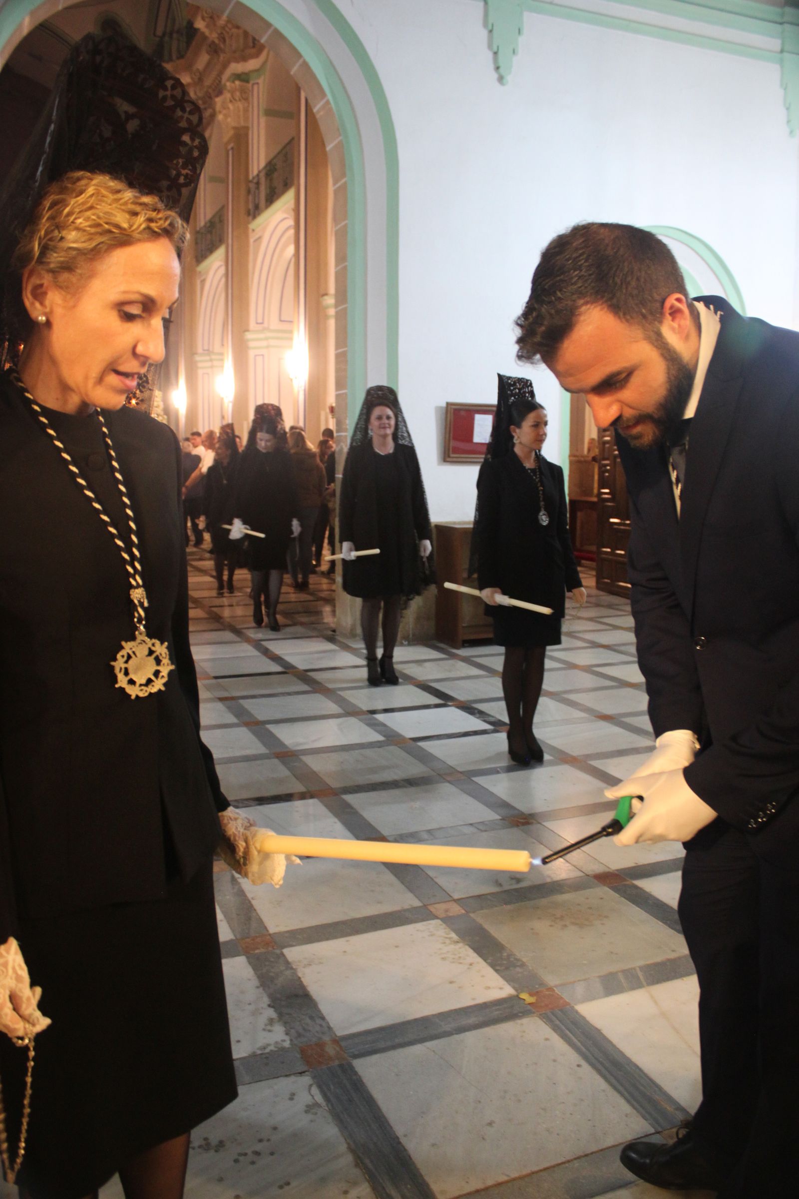 Las imágenes de las procesiones del Jueves Santo en Vélez Rubio