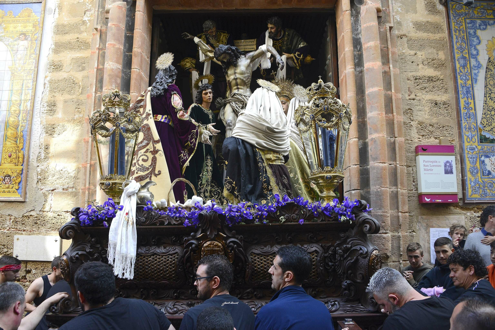 El descendimiento en imágenes